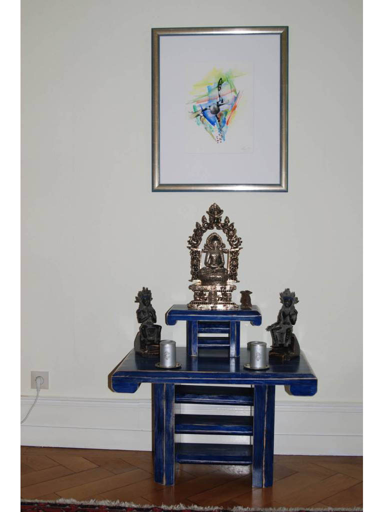 Hausaltar2 blau